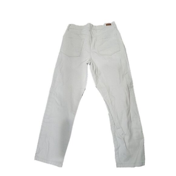 RSQ Jeans Distressed Torn Straight Leg High Rise Ivory Denim 90's Women's 29 - Picture 3 of 8